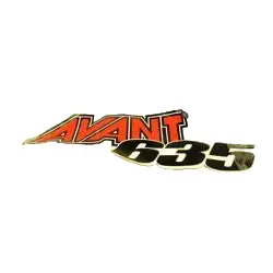 Avant 635 Rear Chassis Decal – Oem Identification Sticker A424090 1