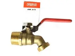 Brass Hose Bib Fitting – 3/4" Male Pipe Thread, Lead-Free Certified 1