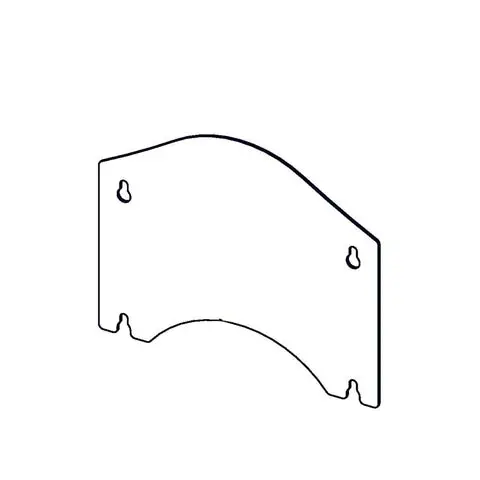 Central Boiler Cast Iron Door Heat Shield – Black Finish, Model Cl E 4030-4176-011 (Clearance) 1