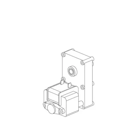 Central Boiler Gear Motor Kit With 1/8" Output Shaft (Part #9373) 1