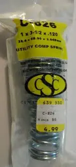 Century Spring Heavy-Duty Compression Spring 826 – Clearance Sale 1