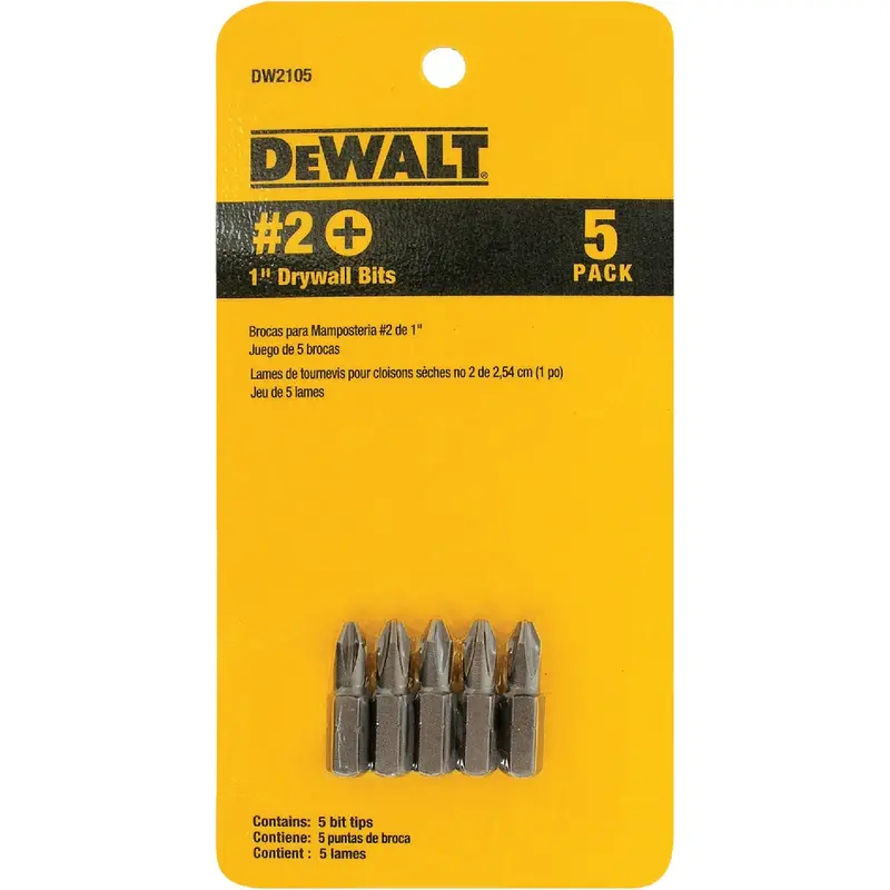 Dewalt Drywall Screwdriver Bit Set – 5-Piece Professional Kit 1
