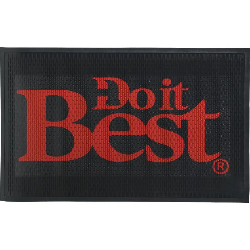 Do It Best Super Scrape Logo Mat – 3' X 5' Horizontal Design, Heavy-Duty Entrance Mat 1