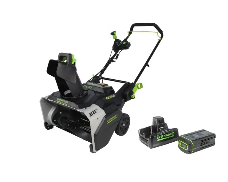 Greenworks 82V 22-Inch Cordless Snow Blower – Model 82Sn22-8Dp (2612502) 1