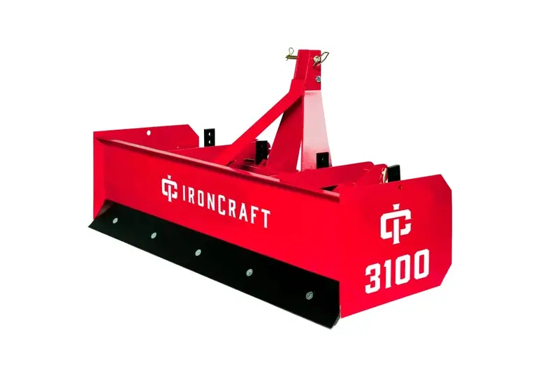 Ironcraft 3100 Series Box Blade – Standard-Duty, 15–45 Hp Tractor Compatible 1