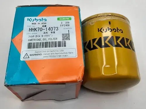 Kubota Hhk70-14073 Oil Filter Cartridge Replacement 1