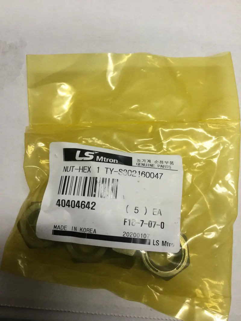 Ls Tractor Hex Nut Type 1 S3021600 – Genuine Fastener (40404642) 1