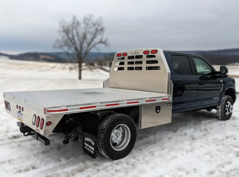 Martin Aluminum Flatbed Truck Body – Mx Series, 84" X 104" Deck 1