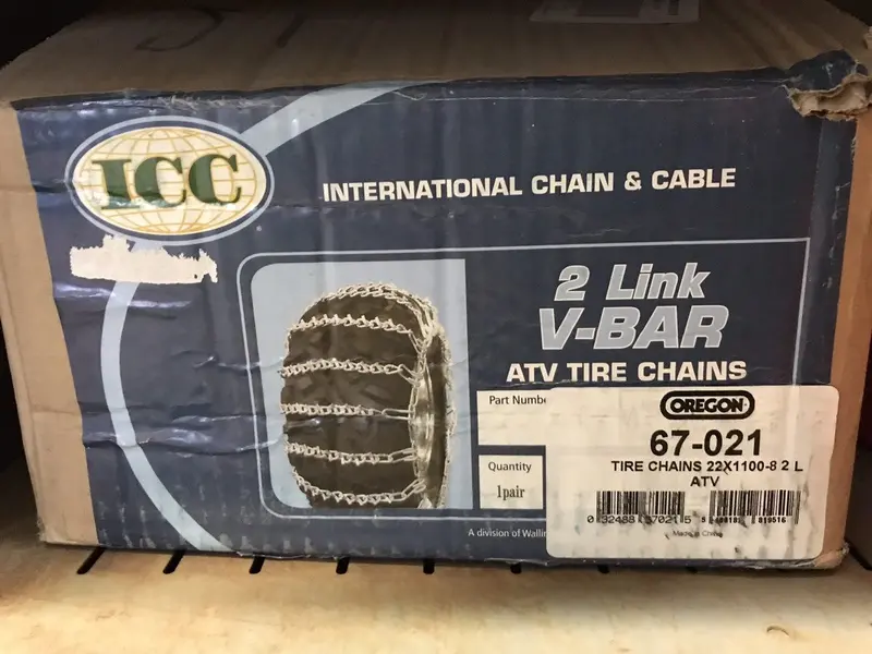 Oregon Tire Chains – 22×11.00-8, 8-Link Design #67-021 1