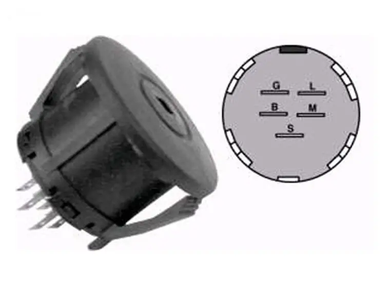 Rotary Ignition Switch – Designed For J-Series Equipment – Model 9655 1
