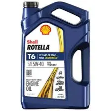 Shell Rotella T6 Full-Synthetic Diesel Engine Oil – Sae 5W-40, 550045347 1