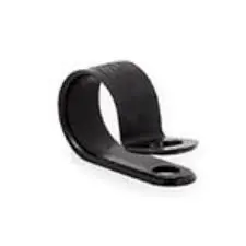 Sight Gauge Hose Clip – 9/16" X 3/8", Black Nylon Construction 1