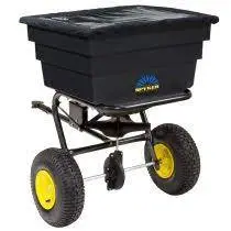 Spyker 175 Lb Tow-Behind Salt Spreader With Poly-Carbon Frame (P30-17520) 1