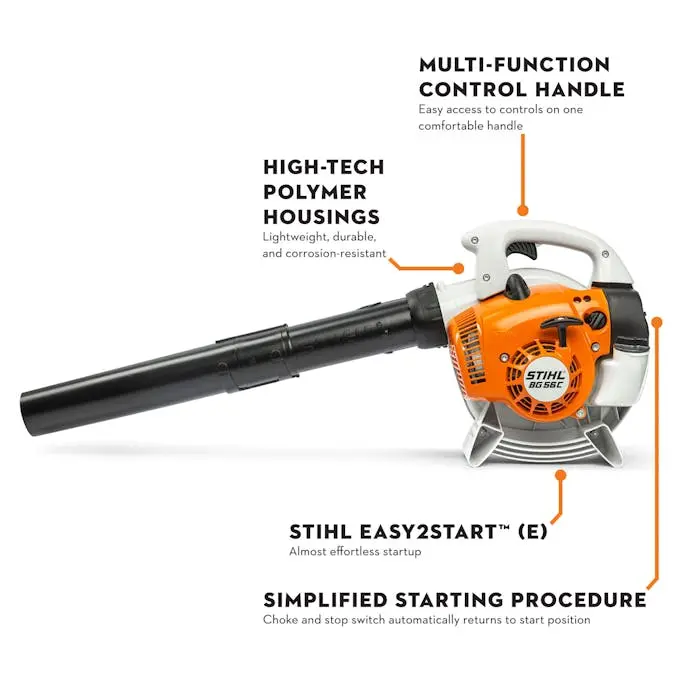 Stihl Bg 56 C-E Lightweight Handheld Blower – 27.2Cc, 13 N 1