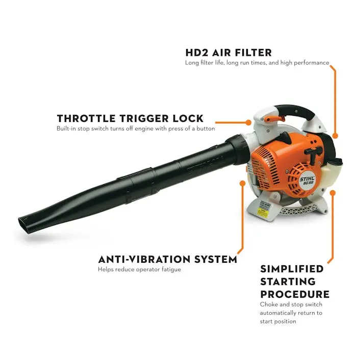 Stihl Bg 86 High-Performance Handheld Blower – 27.2Cc, 15 N 1