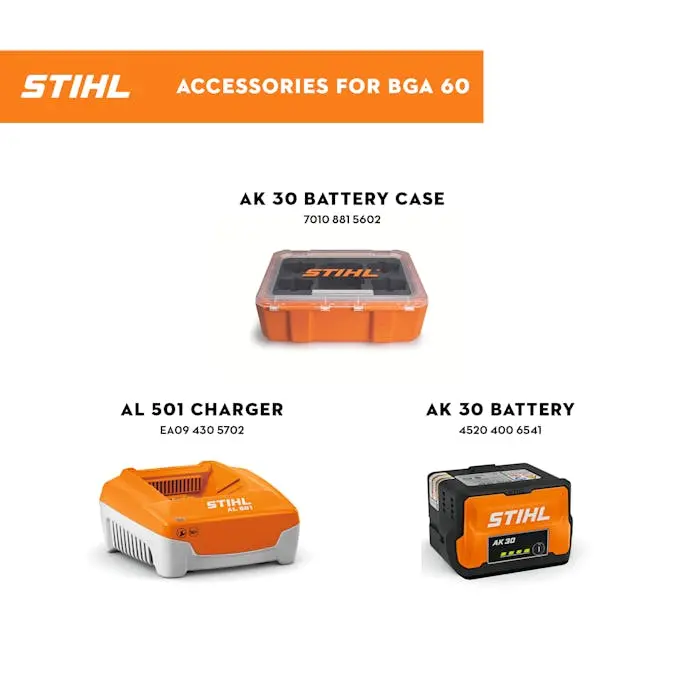 Stihl Bga 60 Ak System Handheld Blower Kit – Includes Battery And Charger 1