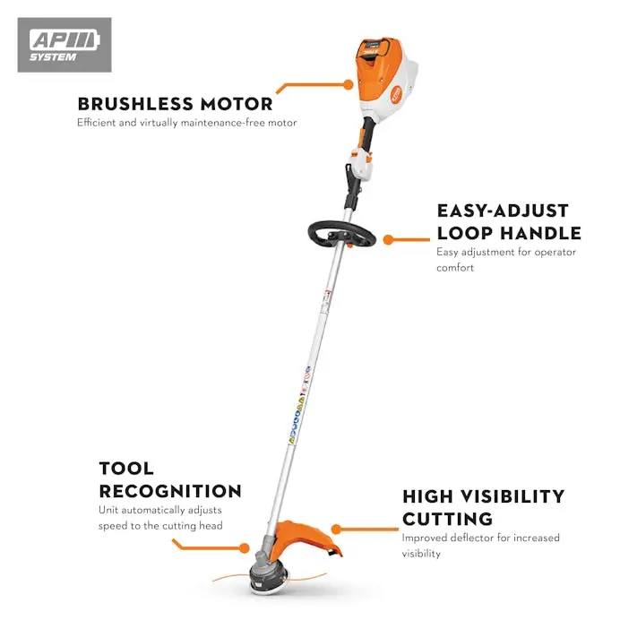 Stihl Fsa 120 R 36V Professional-Grade Loop-Handle Trimmer 1
