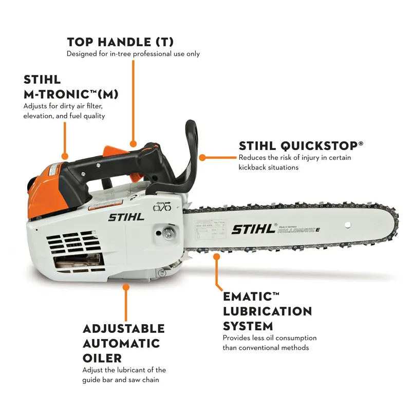 Stihl Ms 201 T C-M 16-Inch Top-Handle Chainsaw – 35.2Cc 1