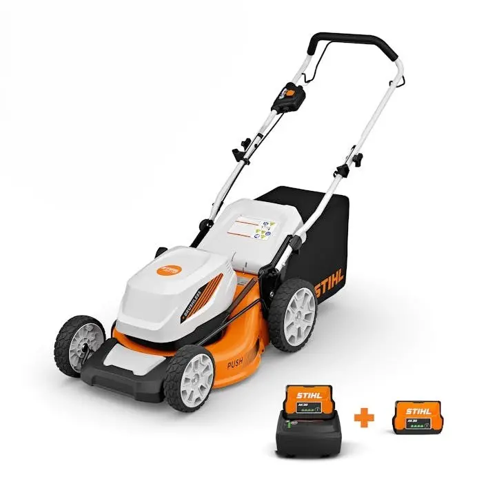 Stihl Rma 348 Set Cordless Lawn Mower Kit – 20-Inch Cutting Width With Battery & Charger 1