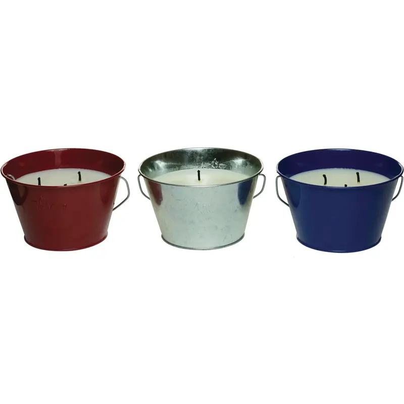 Tiki Citronella Bucket Candle – 28 Oz, Triple-Wick 1