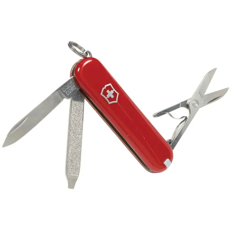 Victorinox Classic Red Swiss Army Knife – 7-Tool Pocket Knife (2.25") 1