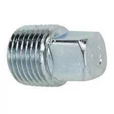 Western 3/8" Nptf Square Plug – Sealed Thread Fitting 92079 1