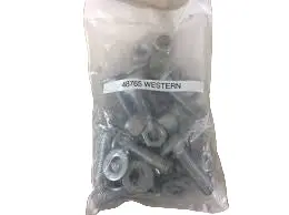 Western Cutting Edge Bolt Bag Kit – Snowplow Replacement Hardware – Part 48765 1