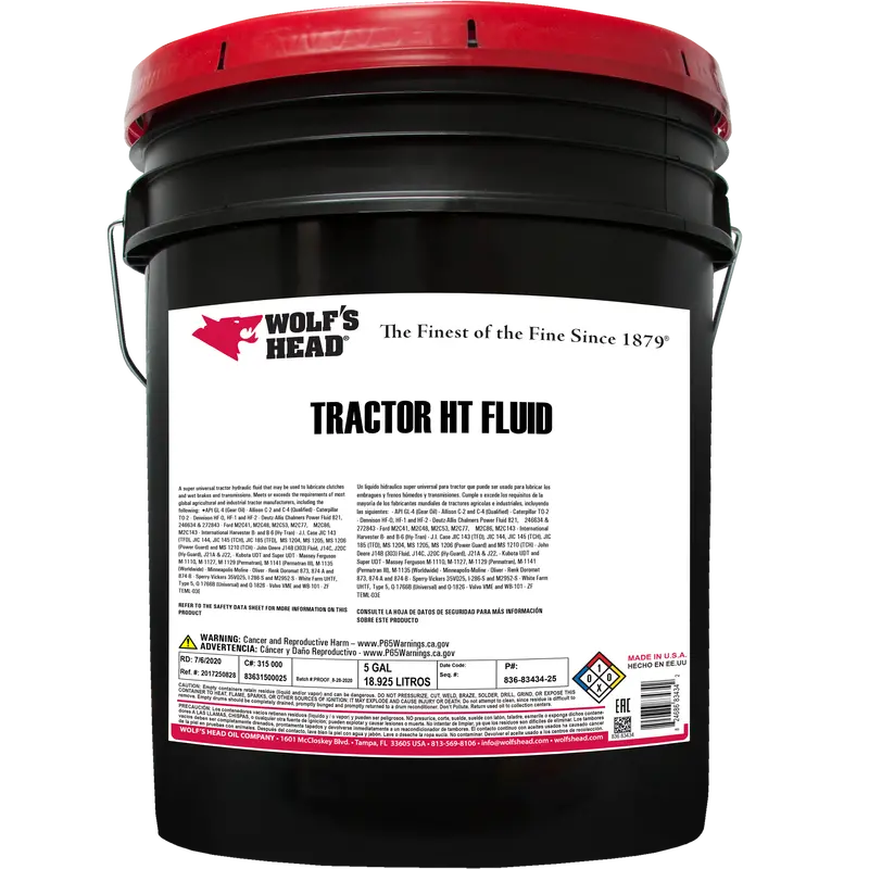 Williams Wolf’S Head Tractor Hydraulic & Transmission Oil – 5-Gallon Drum – Model 836-83434-25 1