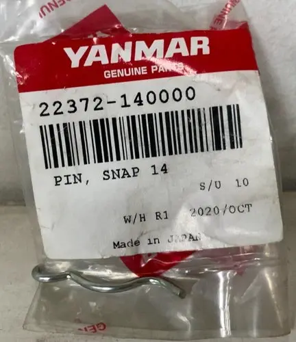 Yanmar 14Mm Snap Pin – Standard Retaining Pin 22372-140000 1