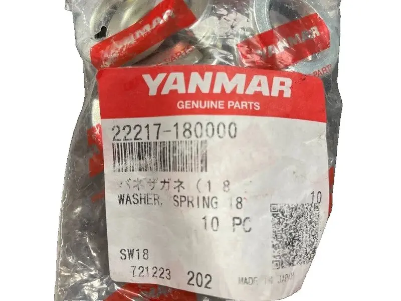 Yanmar 18Mm Spring Washer For Heavy-Duty Applications - 22217-180000 1