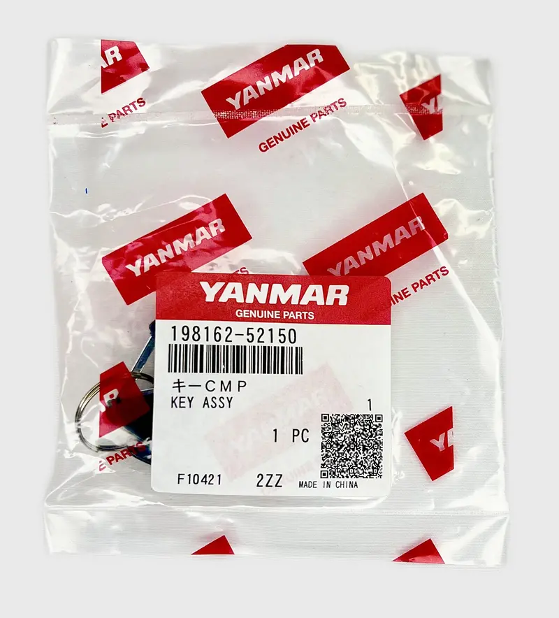 Yanmar Ignition Key Assembly – Oem-Spec Replacement Set (Part No. 198162-52150) 1