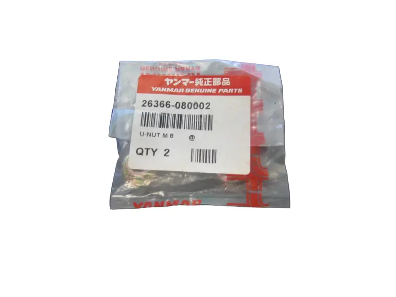 Yanmar M8 Hex Nut – Factory-Specified Fastener 26366-080002 1