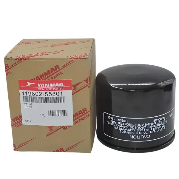 Yanmar Secondary Fuel Filter Cartridge - 119802-55801 1