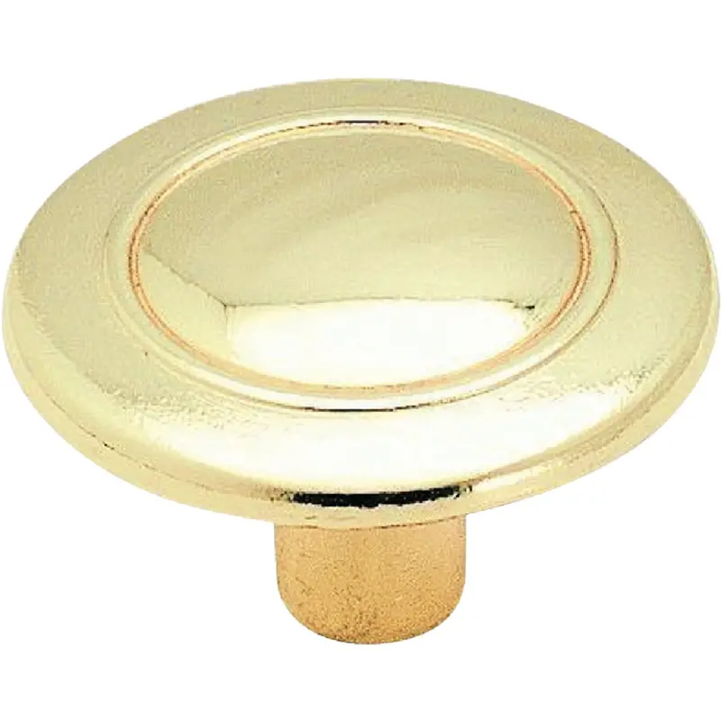 Amerock Allison Cabinet Knob – Polished Brass Finish, 1.25" Diameter 1