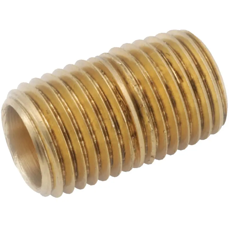 Anderson Metals Red Brass Nipple – 1/4-Inch X Close, Lead-Free Fitting 1