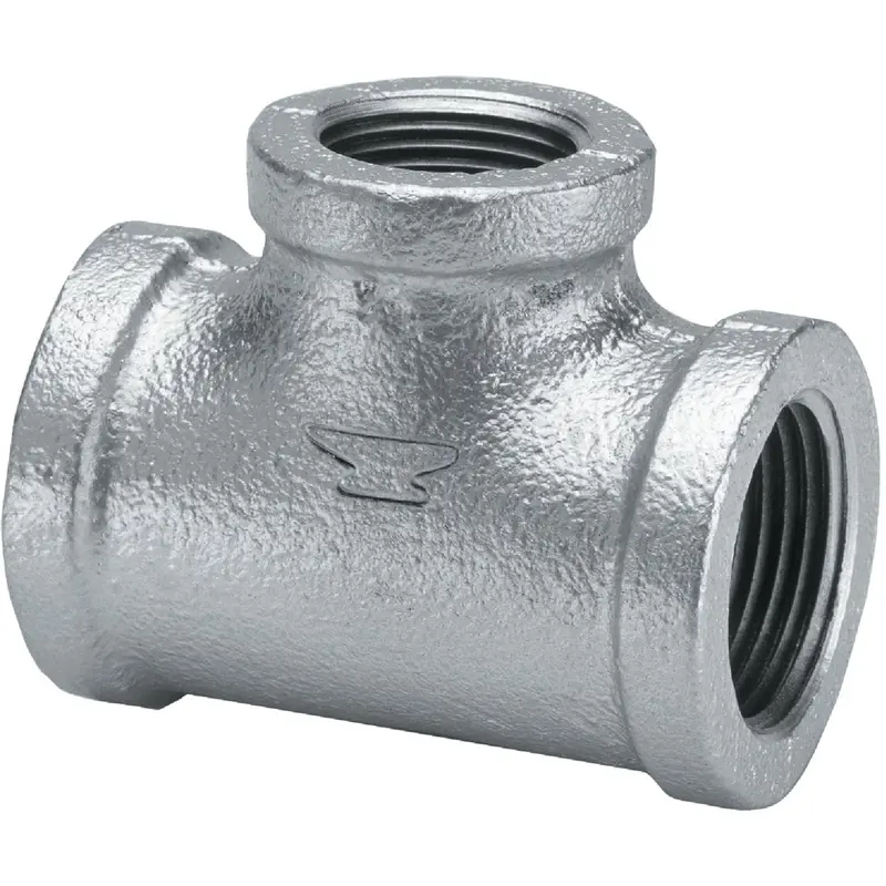 Anvil Galvanized Malleable Iron Tee Fitting – 1-Inch 1