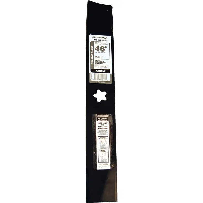 Arnold 46-Inch Heavy-Duty Tractor Mower Blade For Residential And Commercial Lawn Equipment 1