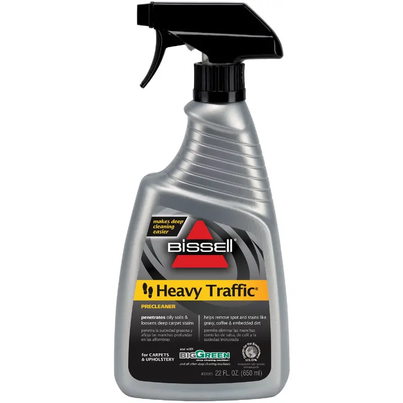 Bissell Heavy Traffic Carpet Precleaner — 22 Oz Formula For Tough Stains 1