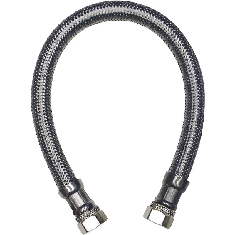 B&K Stainless Steel Faucet Connector – 3/8 In Compression X 20 In Length 1