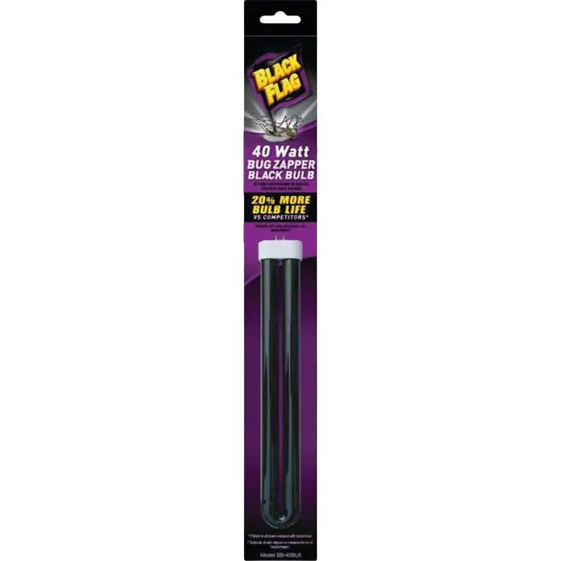 Black Flag Replacement Blacklight Bulb — 40W Bug Zapper Uv Lamp 1