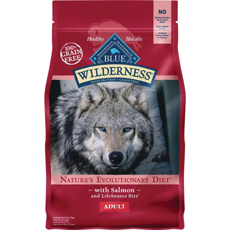 Blue Buffalo Wilderness Grain-Free Dry Dog Food – Salmon Recipe, 4.5-Pound Bag 1