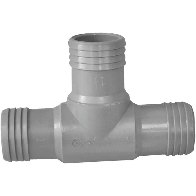 Boshart Polypropylene Insert Tee – 1-1/2 In Fitting For Plastic Pipe Systems 1