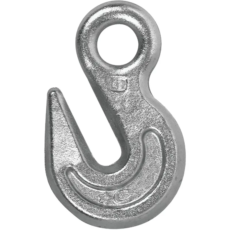Campbell Eye Grab Hook – 3/8", Grade 43 Forged Steel Lifting Hardware 1