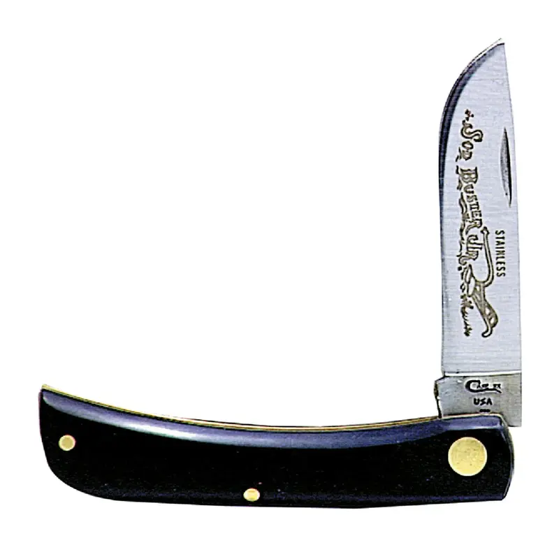 Case Black Sod Buster Jr. Folding Pocket Knife — 2.8-Inch Blade 1