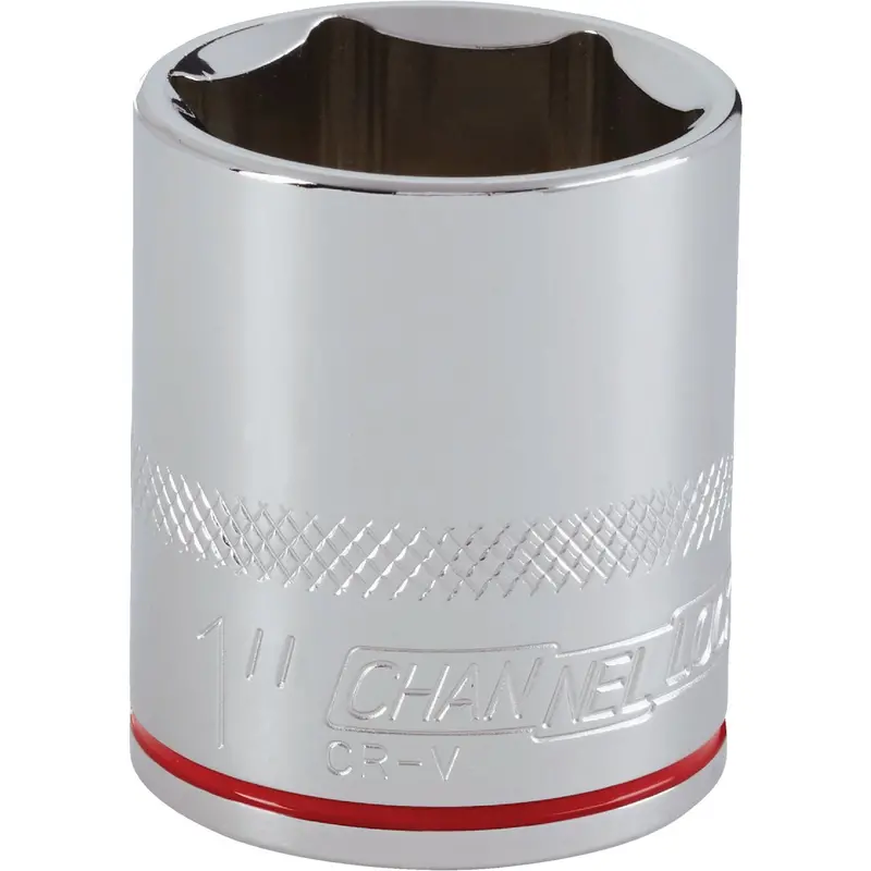 Channellock 1/2 In. Drive 1 In. 6-Point Shallow Standard Socket 1