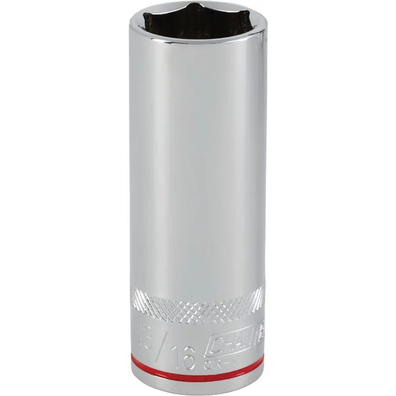Channellock 1/2-Inch Drive Deep 6-Point Socket – 13/16-Inch Standard Size 1