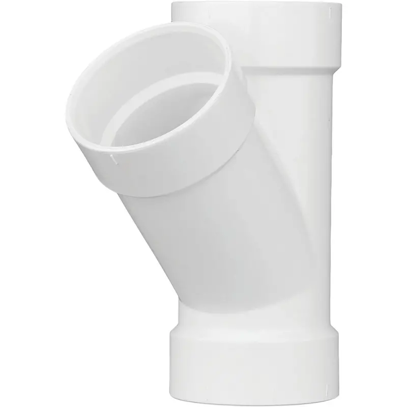 Charlotte Pipe 4" Schedule 40 Dwv Pvc Wye – Hub-Type Drain/Waste/Vent Fitting 1