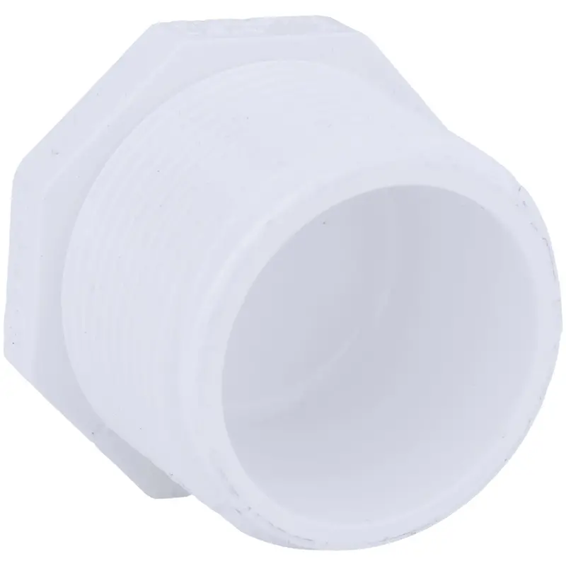 Charlotte Pipe Pvc Dwv Plug – 1-1/4" Mip Threaded Schedule 40 Fitting 1