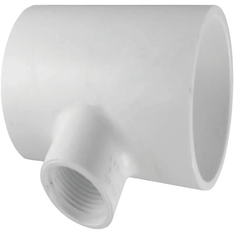 Charlotte Pipe Schedule 40 Pvc Tee – 1-1/2-Inch Solvent Weld X 3/4-Inch Fip 1