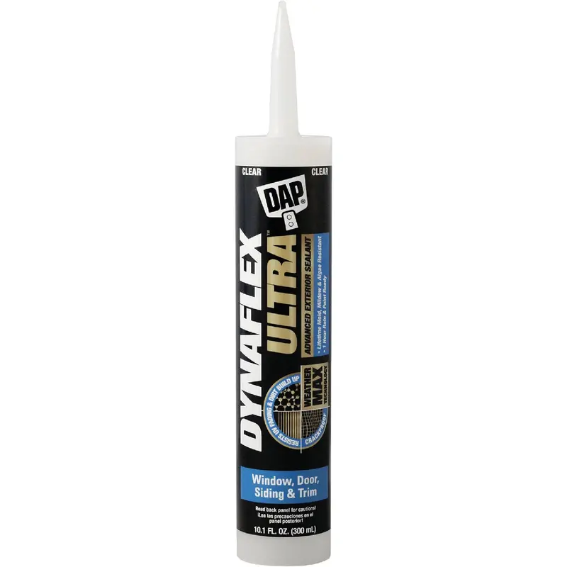 Dap Dynaflex Ultra Sealant – 10.1-Ounce Clear Flexible Caulk For Windows, Doors, Siding, And Trim 1